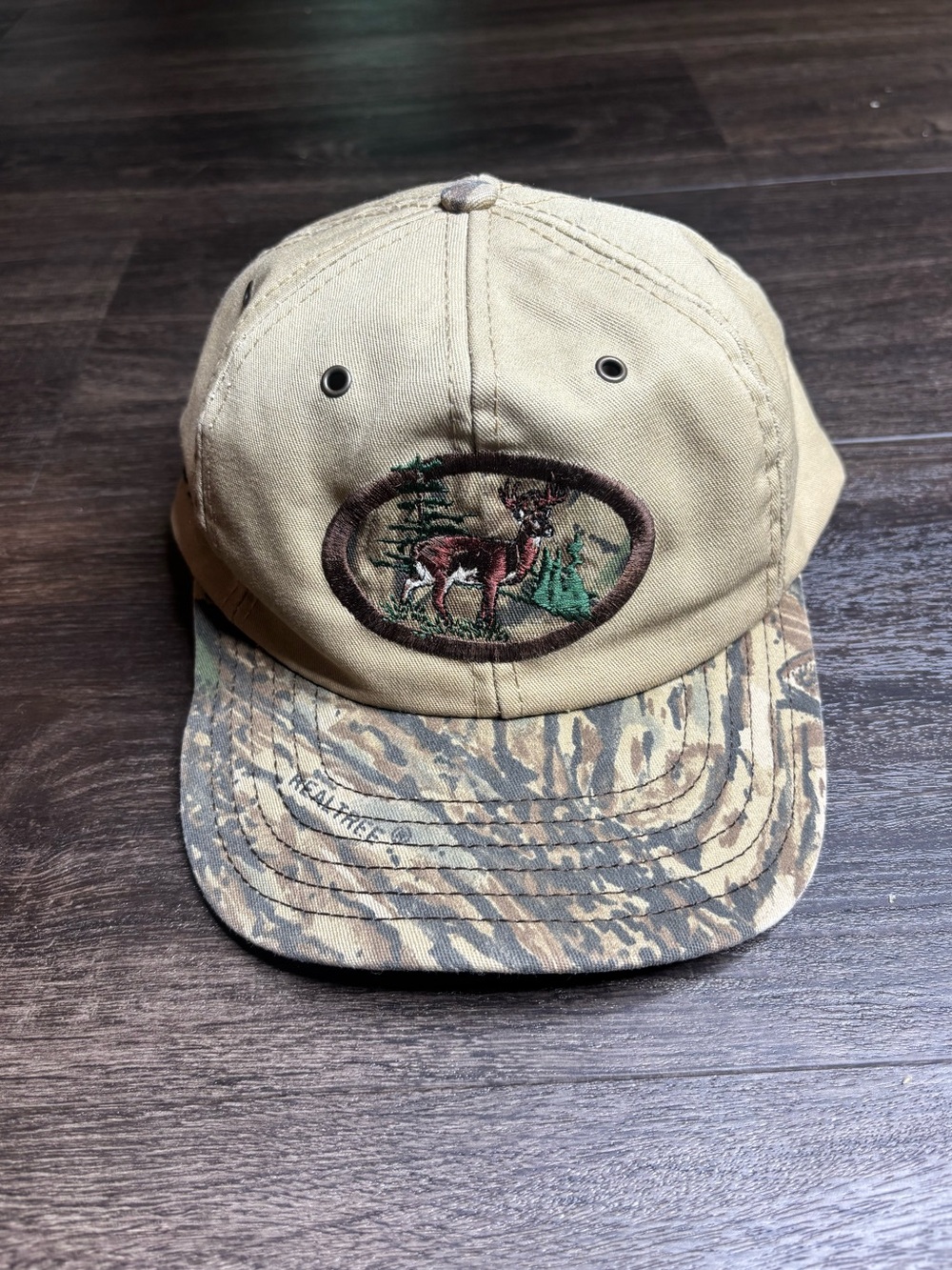 Stihl Vintage Deer Buck Hunting Patch Camo Hat Cap SnapBack Made In USA